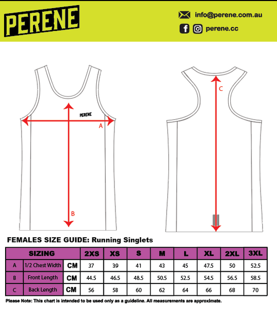 GK ENDURANCE x PERENE: Female Running Singlet