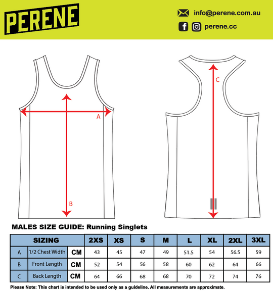 GK ENDURANCE x PERENE: Male Running Singlet