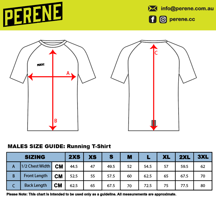 MTC x PERENE: Male Running T-Shirt