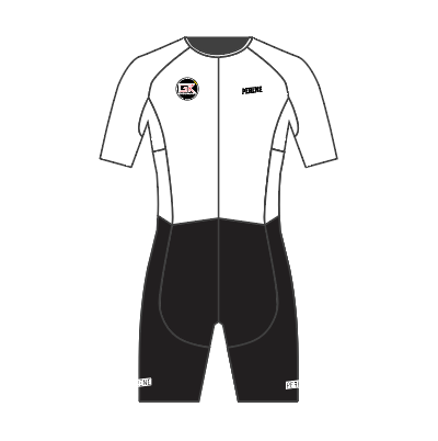 GK ENDURANCE x PERENE: Male Sleeved Tri Suit White