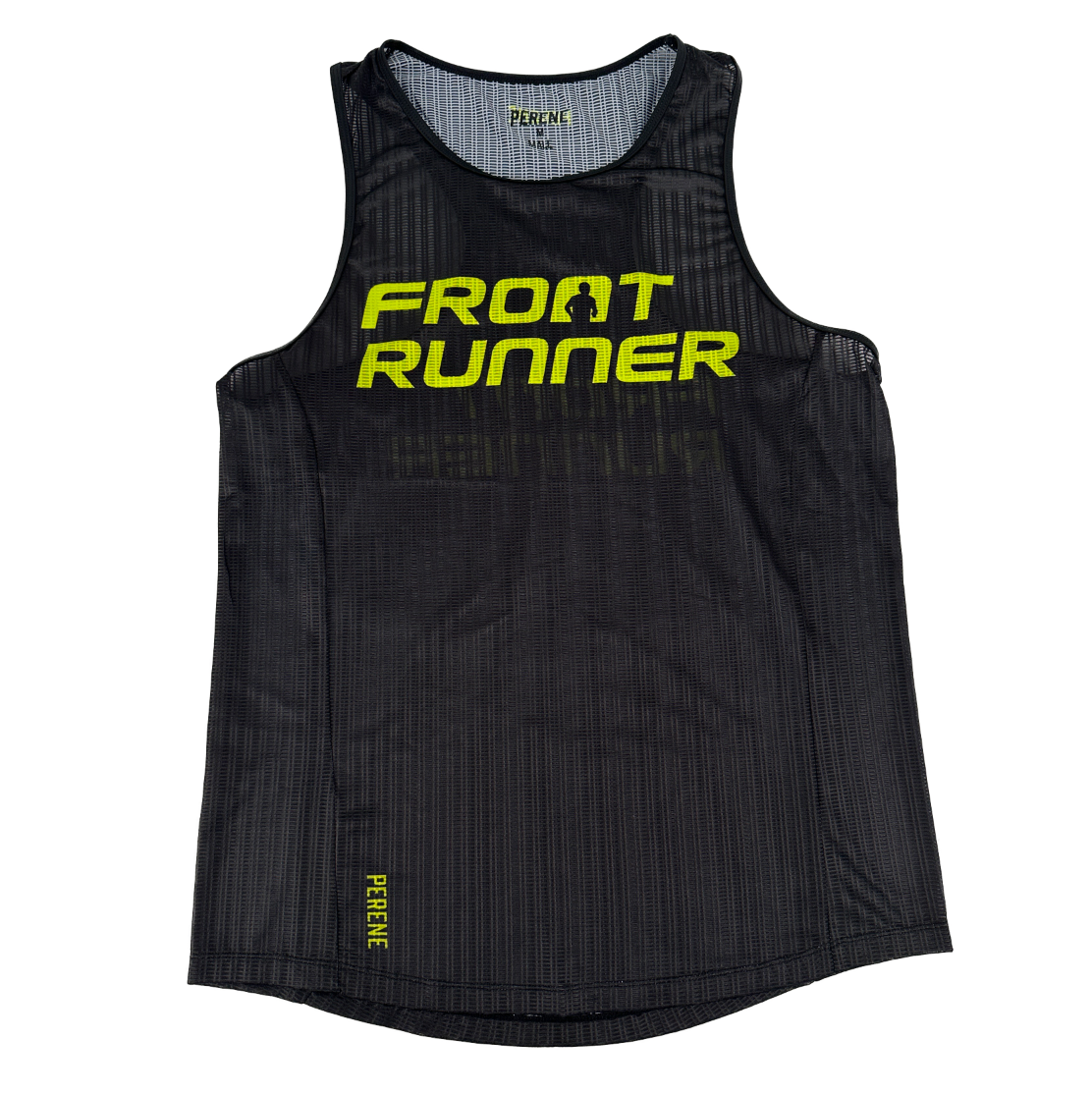 FEMALE RUNNING SINGLET: PERENE x FRONT RUNNER