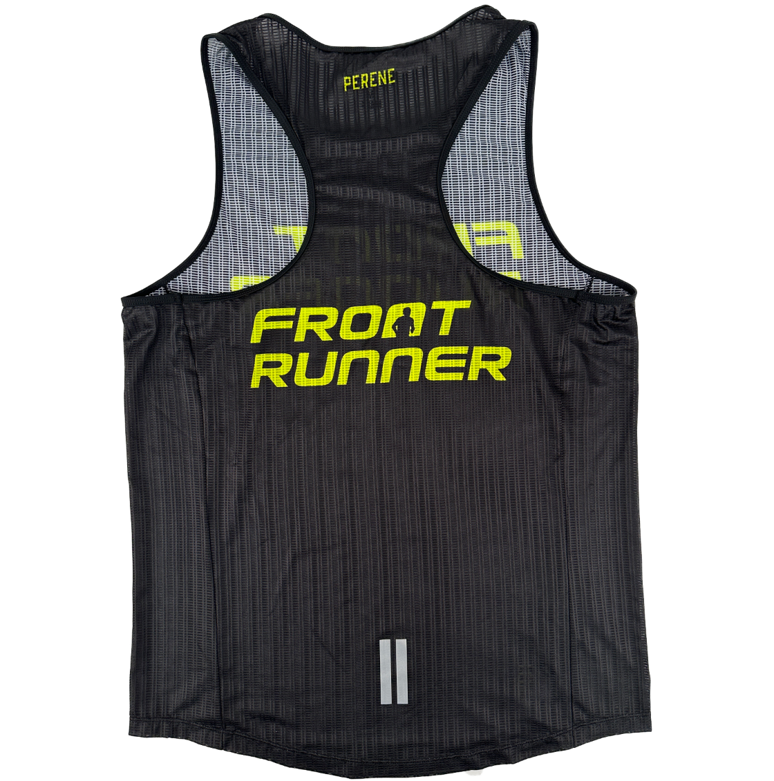 FEMALE RUNNING SINGLET: PERENE x FRONT RUNNER