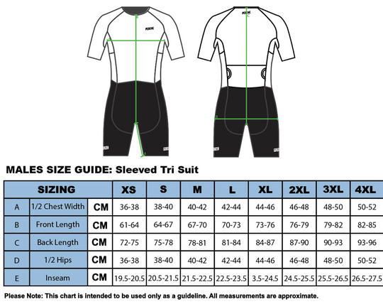 GK ENDURANCE x PERENE: Male Sleeved Tri Suit White