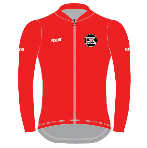 GK ENDURANCE x PERENE: Unisex Cycling Thermal Jacket - Red