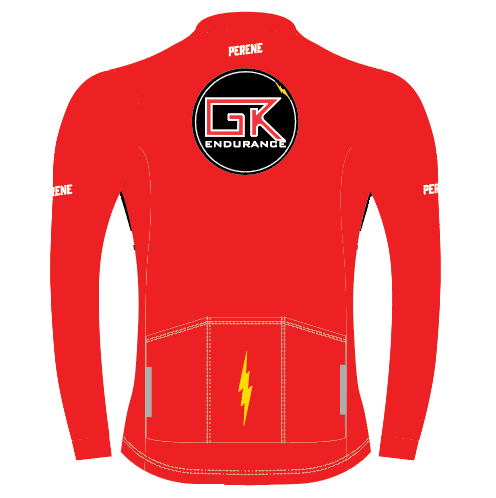 GK ENDURANCE x PERENE: Unisex Cycling Thermal Jacket - Red