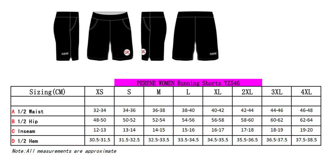 GK ENDURANCE x PERENE: Female Casual Shorts