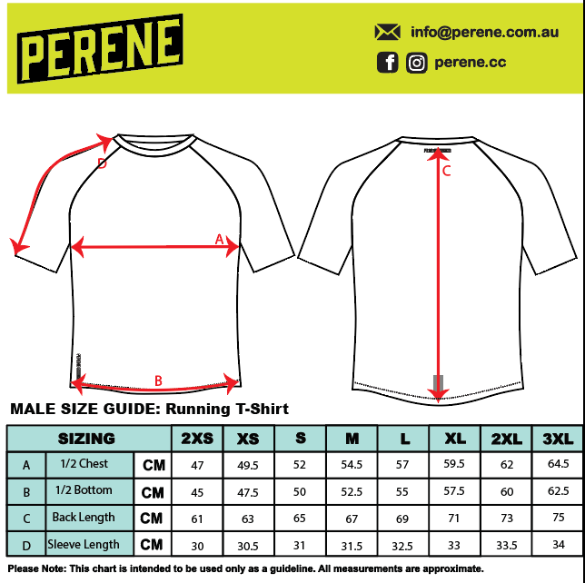 Perene x BPM: Male Running T-Shirt