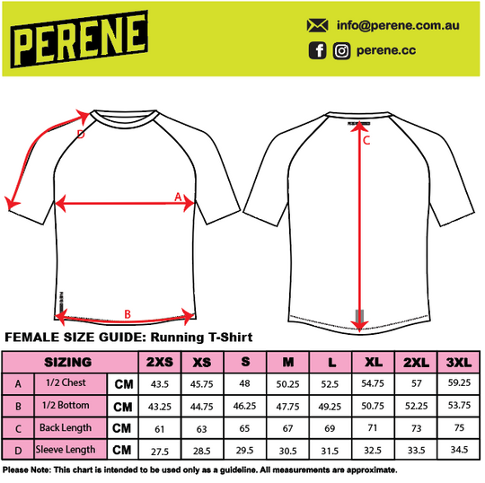 Perene x BPM: Female Running T-Shirt