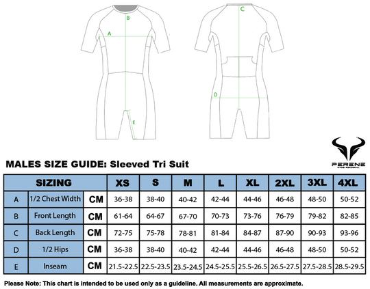 Ogging x Perene: Male Sleeved Elite Tri Suit