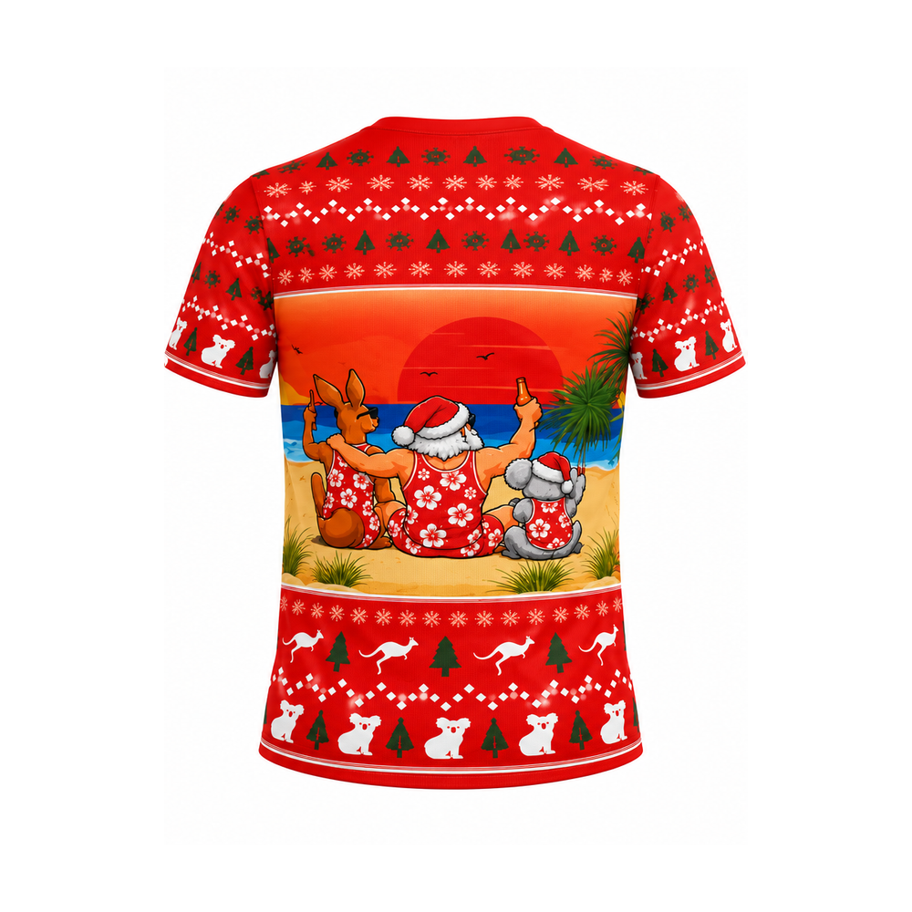 Women's PERENE Christmas Running T-Shirt